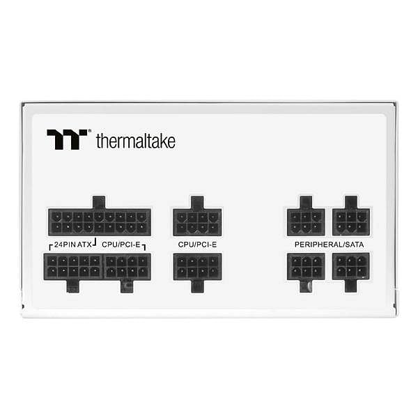 Thermaltake Toughpower GF1 80 Plus Gold 750W  Fuente de alimentación Full Modular Blanca