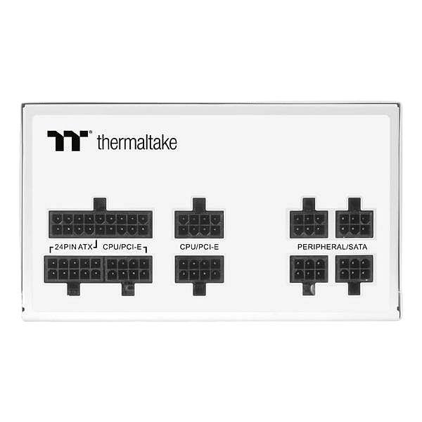 Thermaltake Toughpower GF1 80 Plus Gold 750W  Fuente de alimentación Full Modular Blanca