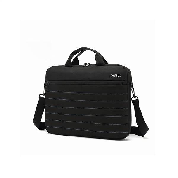 CoolBox Maletín para Portátiles 156 Impermeable Negro COOBAG151N
