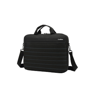 CoolBox Maletín para Portátiles 156 Impermeable Negro COOBAG151N