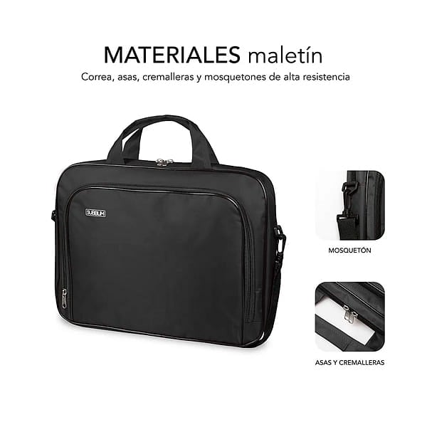 Subblim Oxford para Portátiles hasta 16 Black  Maletín