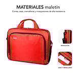 Subblim Oxford para Portátiles hasta 16 Red  Maletín