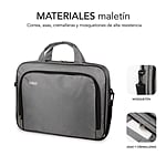 Subblim Oxford para Portátiles hasta 16 Grey Maletín