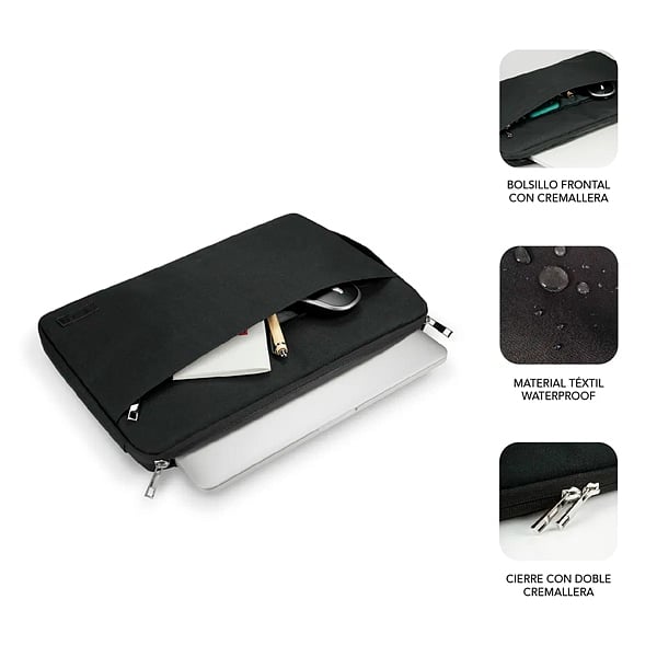 Subblim Urban para portátiles hasta 156 Black  Funda