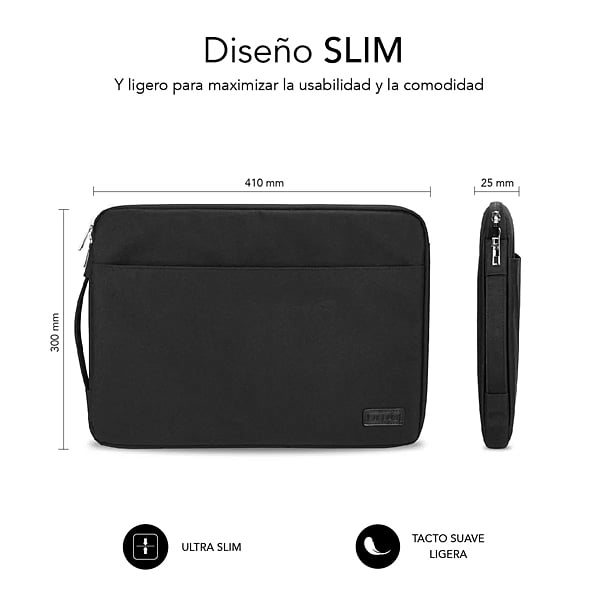 Subblim Urban para portátiles hasta 156 Black  Funda