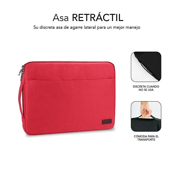 Subblim Urban para portátiles hasta 156 Red  Funda