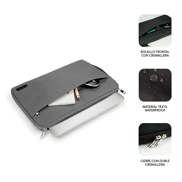Subblim Urban para portátiles hasta 14 Grey  Funda