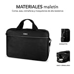 Subblim Select Pack para Portátiles hasta 156 Negro  Maletín  Ratón