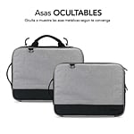 Subblim Advance Laptop Sleeve para Portátiles hasta 14 Gris Maletín
