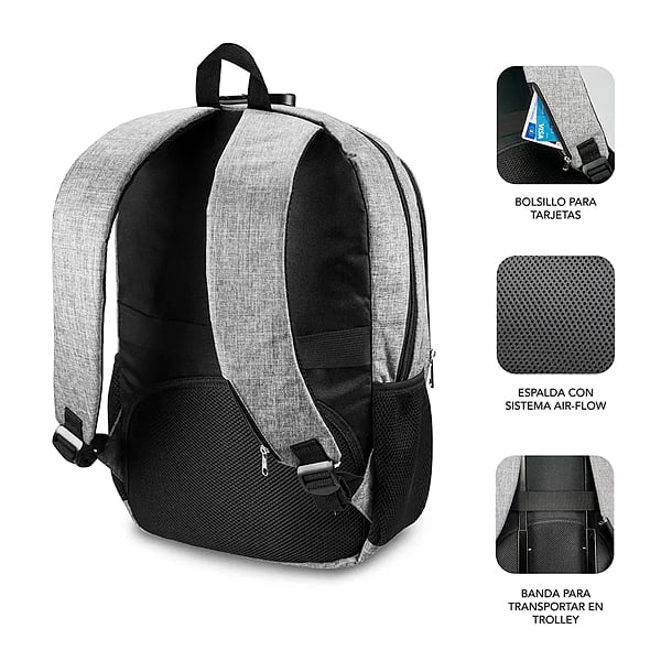 Subblim Urban Lock para Portátiles hasta 16 Puerto USB Antirrobo  Mochila