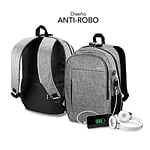 Subblim Urban Lock para Portátiles hasta 16 Puerto USB Antirrobo  Mochila