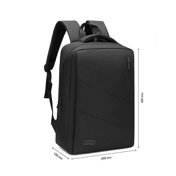 Subblim City Backpack 156 USB exterior Black  Mochila
