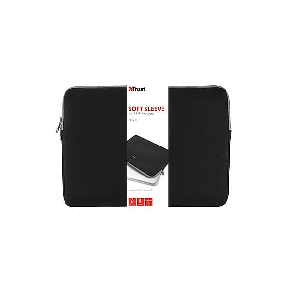 Trust Primo Soft Sleeve Neopreno hasta 133 Negro  Funda