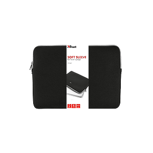 Trust Primo Soft Sleeve Neopreno hasta 133 Negro  Funda