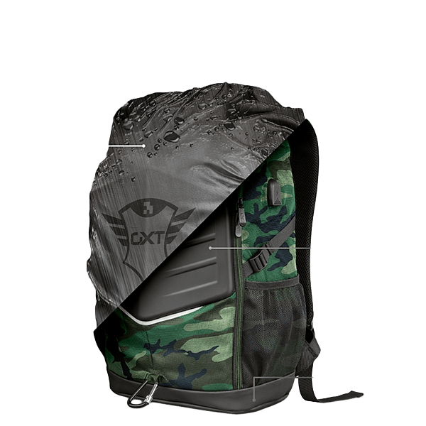 Trust  GXT 1255 Camo  Mochila para portátil de hasta 156