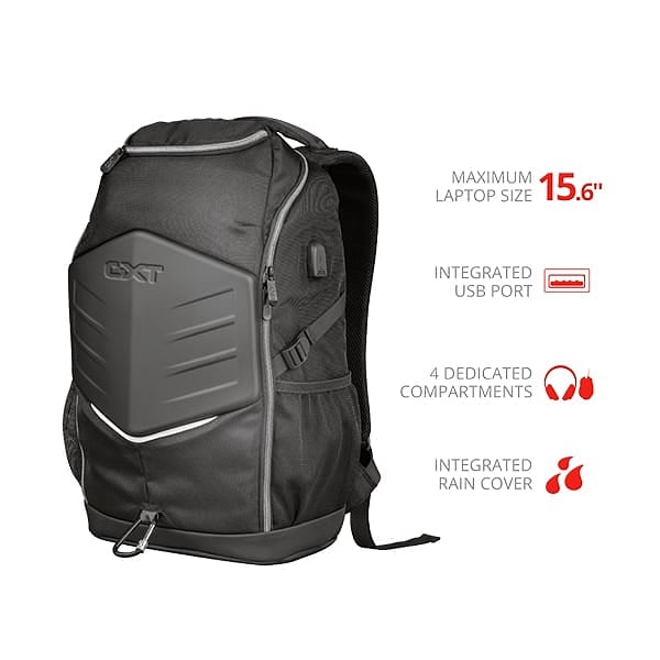 Trust  GXT 1255 Negro  Mochila para portátil de hasta 156