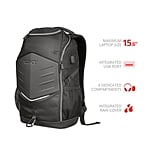 Trust  GXT 1255 Negro  Mochila para portátil de hasta 156