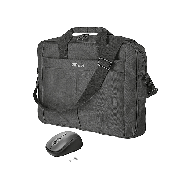 Trust Primo Primo Bag 406 cm 16 Negro  Maletín  Ratón