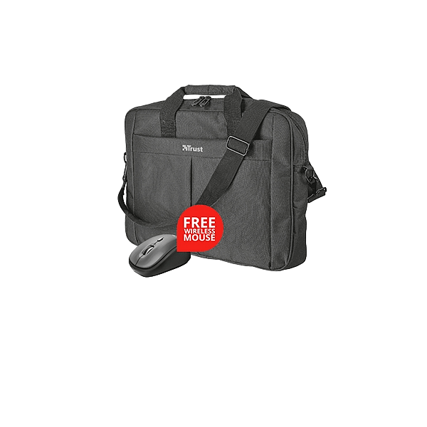 Trust Primo Primo Bag 406 cm 16 Negro  Maletín  Ratón