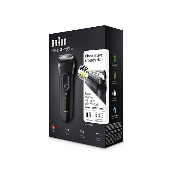 Braun Serie 3 3020 Black Afeitadora