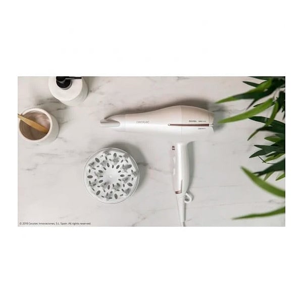 Cecotec Bamba IoniCare 5300 Maxi Aura 2200W Plata  Secador
