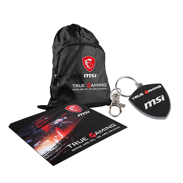 Promo MSI Gaming Set Regalos 2 Mochila llavero alfombrilla