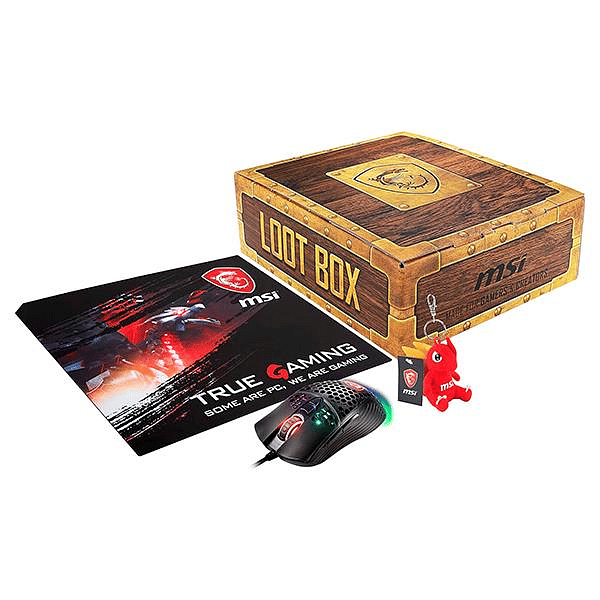 MSI Loot Box pack S Alfombrilla Ratón Llavero