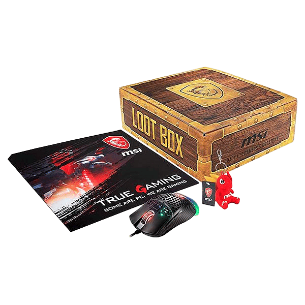 MSI Loot Box pack S Alfombrilla Ratón Llavero