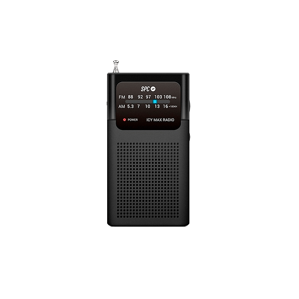 SPC Icy Max Negra  Radio Portátil Analógica