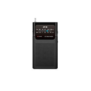 SPC Icy Max Negra  Radio Portátil Analógica