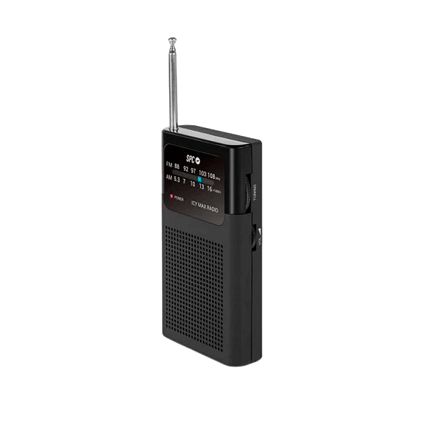 SPC Icy Max Negra  Radio Portátil Analógica