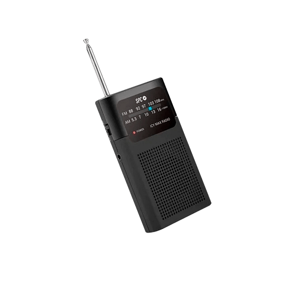 SPC Icy Max Negra  Radio Portátil Analógica