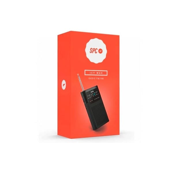 SPC Icy Max Negra  Radio Portátil Analógica