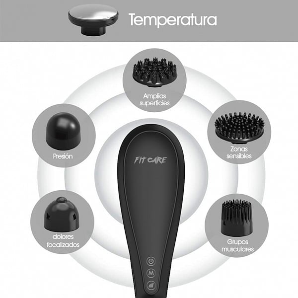 Woxter Fit Care Negro  Masajeador con temperatura