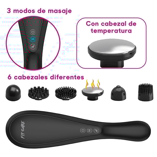 Woxter Fit Care Negro  Masajeador con temperatura
