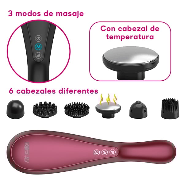 Woxter Fit Care Rojo  Masajeador con temperatura