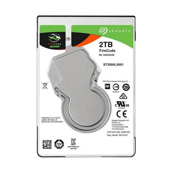 Seagate SSHD Firecuda 25 2TB SATA 3  Disco Duro Híbrido