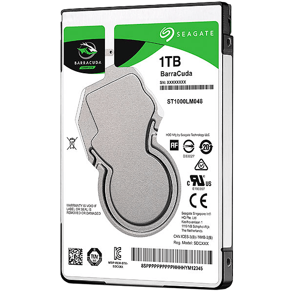 Seagate Barracuda 1TB 25 128MB 7MM SATA Disco Duro