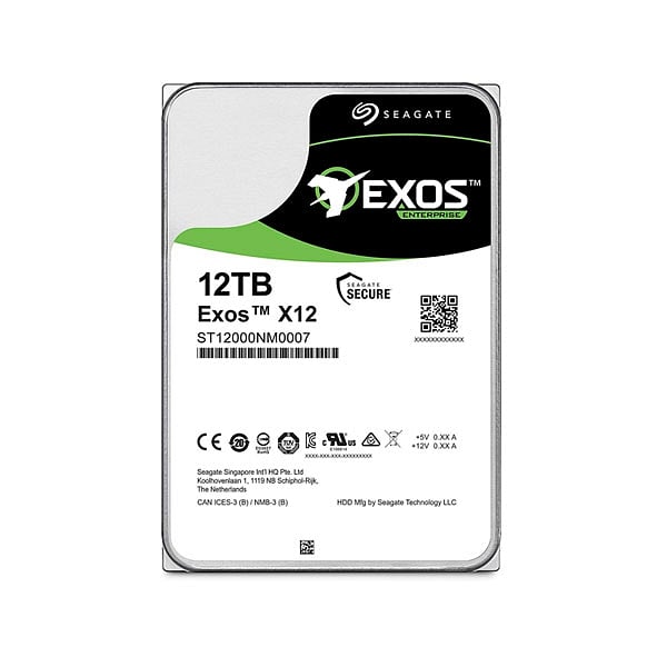 Seagate Exos X12 12TB 35  Disco Duro