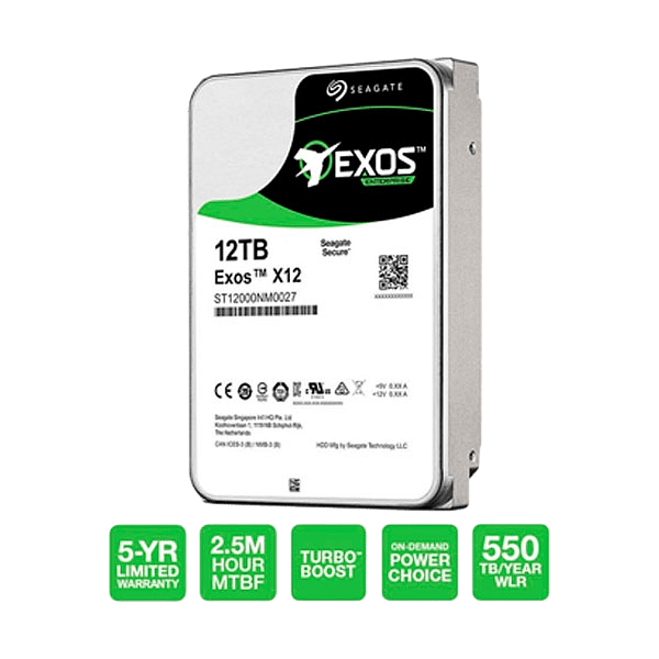 Seagate Exos X12 12TB 35  Disco Duro