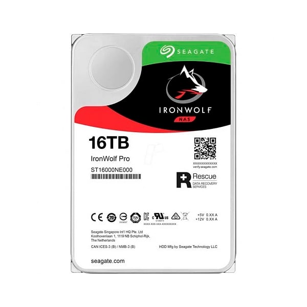 Seagate IronWolf Pro 16TB 35 72K SATA 256MB  Disco Duro