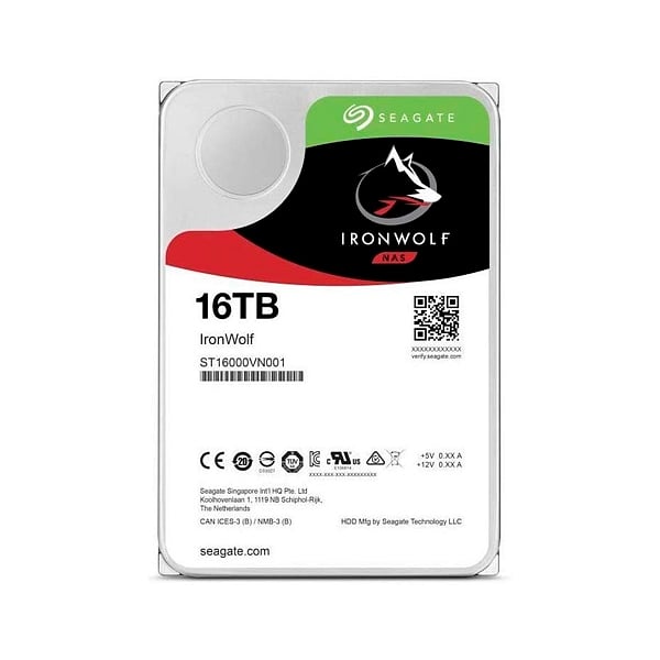 Seagate IronWolf 16TB 35 72K SATA 256MB  Disco Duro