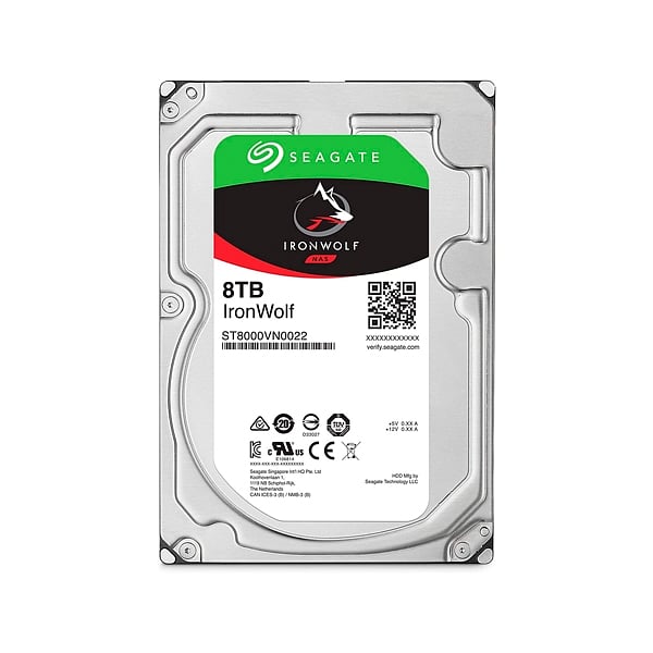 Seagate IronWolf 8TB 35 72K SATA 256MB  Disco Duro