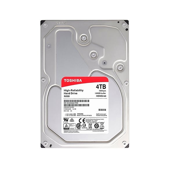 Toshiba N300 High Performance 4TB 35 SATA  Disco Duro