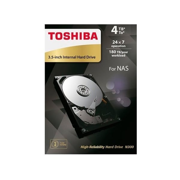 Toshiba N300 High Performance 4TB 35 SATA  Disco Duro