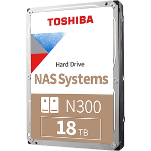 Toshiba N300 18TB HDD  Disco duro interno 35 SATA III 6Gbs 7200rpm 512MB caché  NAS y sistemas RAID Toshiba N300 18TB HDD  Disco duro interno 35 SATA III 6Gbs 7200rpm 512MB caché  NAS y sistemas RAID