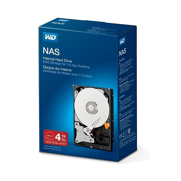 WD 35 NAS 4TB 64MB  Disco Duro