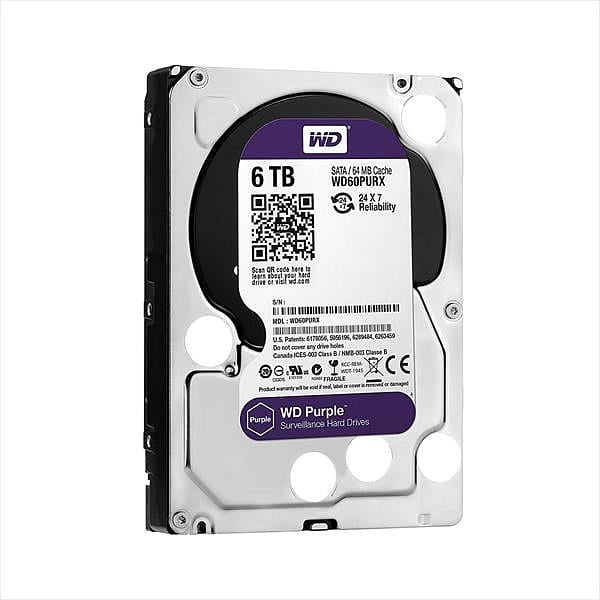 WD Purple 6TB 64MB 35 SATA  Disco Duro