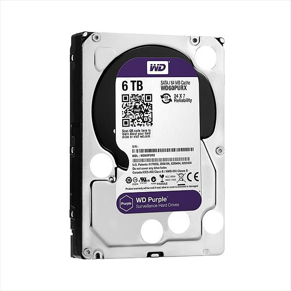 WD Purple 6TB 64MB 35 SATA  Disco Duro