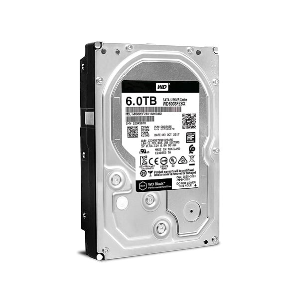WD Black 6TB 256MB SATA  Disco Duro